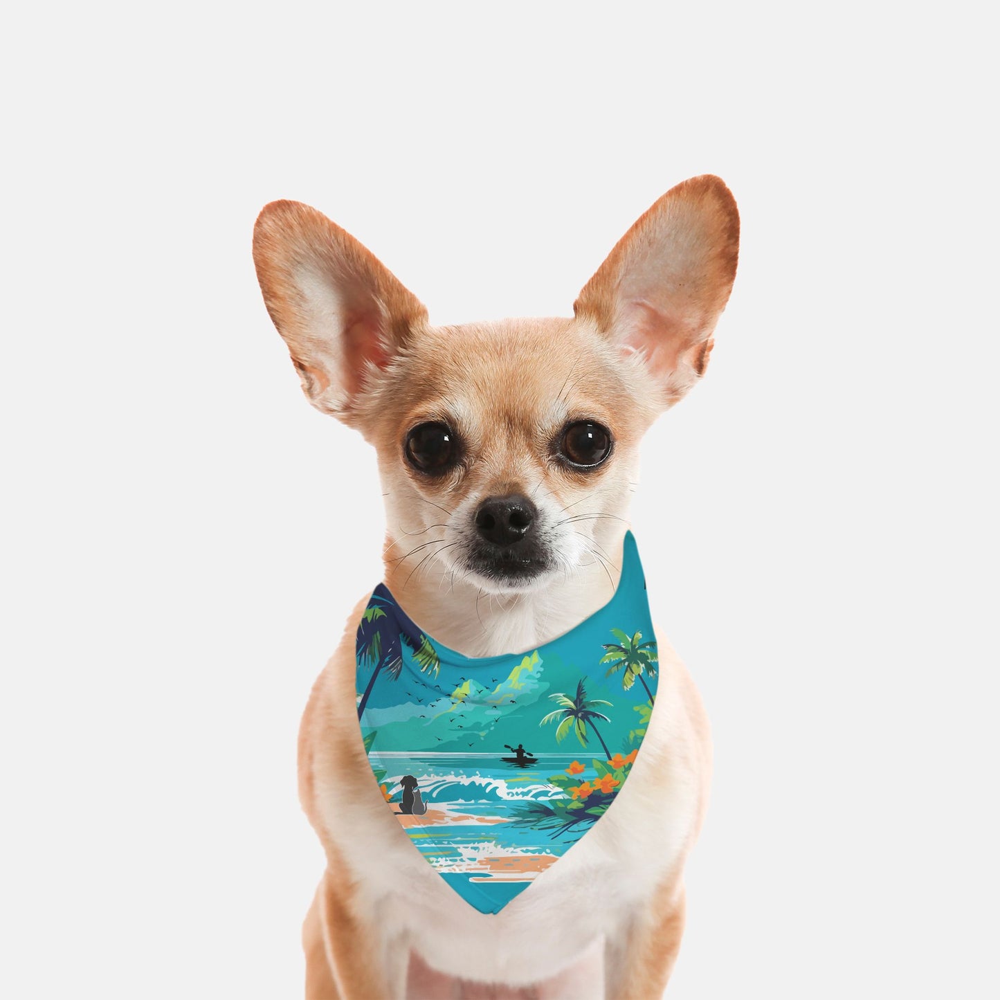 Papasitos Paws Small Breed Blue Pet Bandana