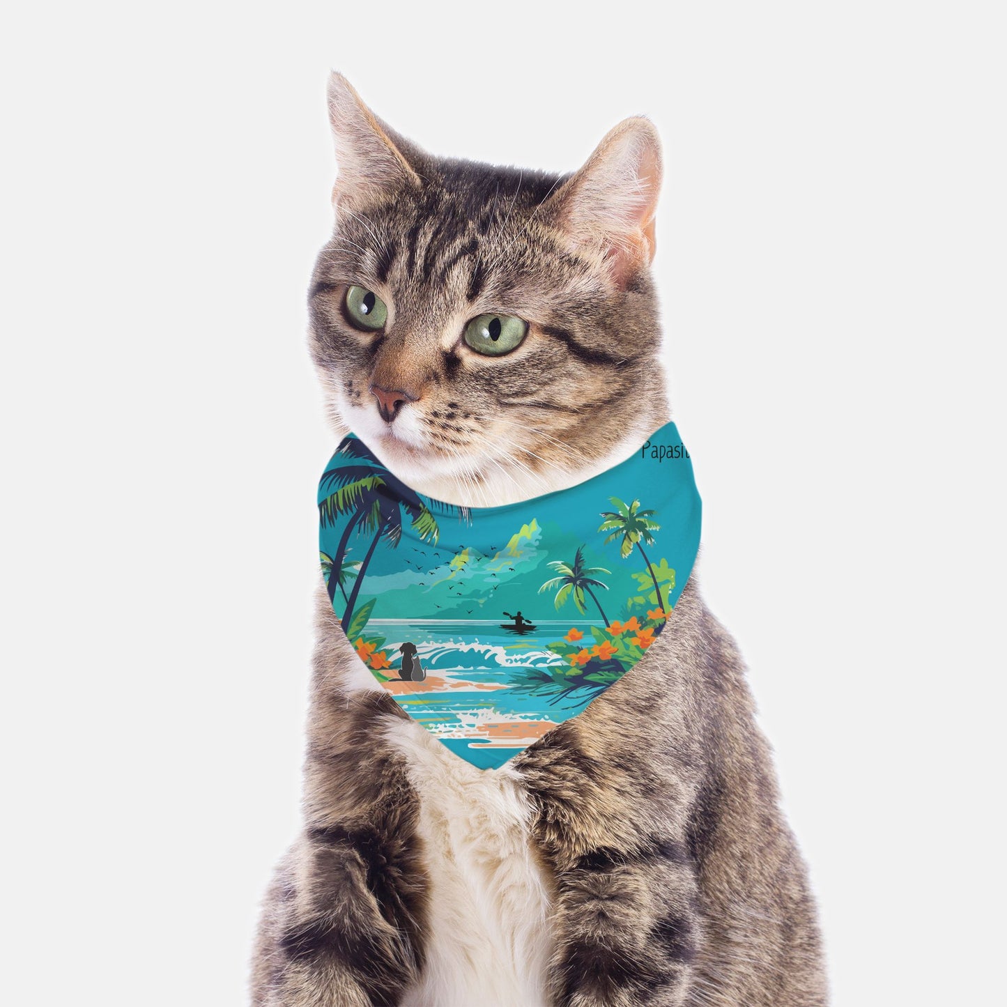 Papasitos Paws Small Breed Blue Pet Bandana