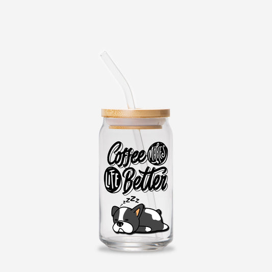 Papasitos Paws Coffee Glass Can